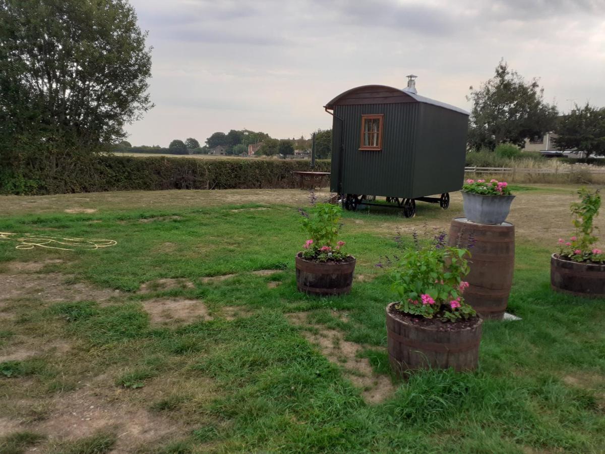 Glamping In Wiltshire In Our Luxury Shepherds Hut Chippenham  Eksteriør billede
