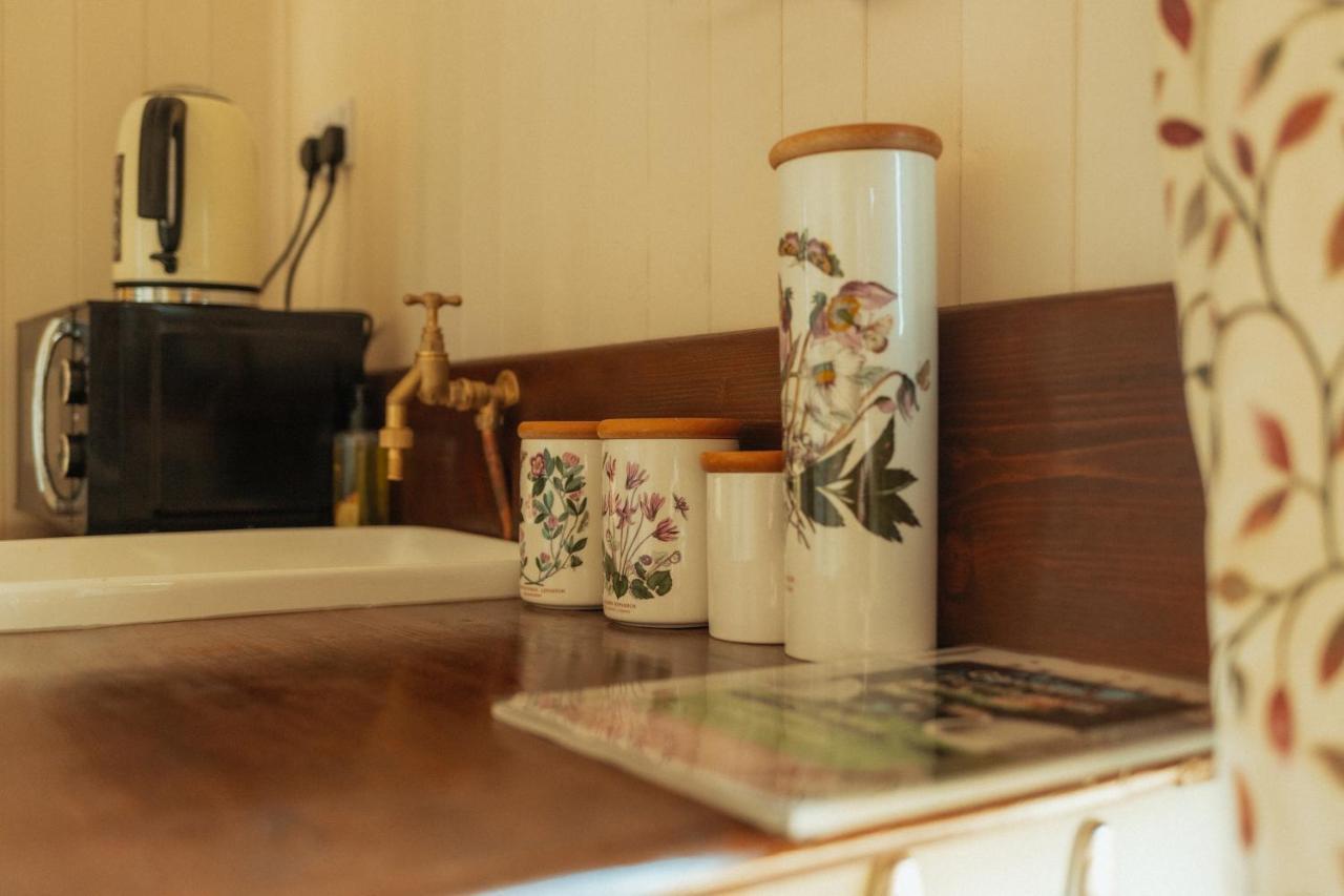 Glamping In Wiltshire In Our Luxury Shepherds Hut Chippenham  Eksteriør billede